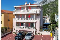 апартаменты Podest - Baška Voda Апартамент 1 – A1 фото 1