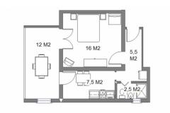 апартаменты Omis Duce Апартамент 1 – Ap.2-3-6 фото 2