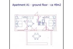 Villa Aga апартаменты Апартамент 1 – A1 фото 1