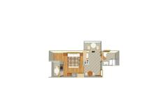 апартаменты Milana - дом 2 Апартамент 3 – B9.A2 фото 5