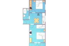 Vila Snježana Апартамент 3 – 3+2seaview фото 2