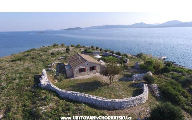 Ravna Sika Islи дом – Проживание остров Муртер, Хорватия