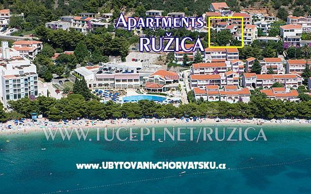 апартаменты Ružica – Проживание Тучепи, Хорватия